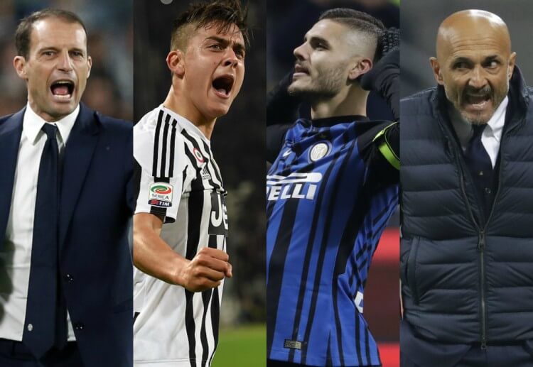 Bet online on who will take the lime light; Inter’s league top scorer Mauro Icardi or Juve’s 12-goal man Paulo Dybala?