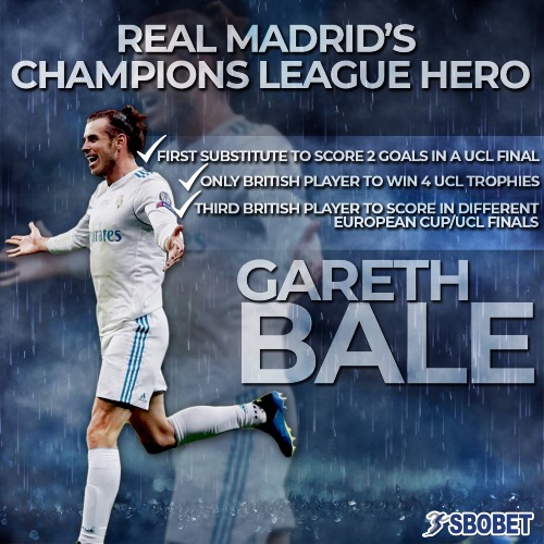 Gareth Bale makes it to the headlines of sports news following his impressive form that led to Real Madrid's UCL win