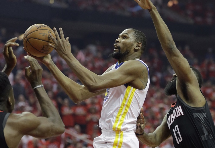 Kevin Durant has completely thrilled basketball betting after dominating Houston Rockets to lead the Warriors at Game 1