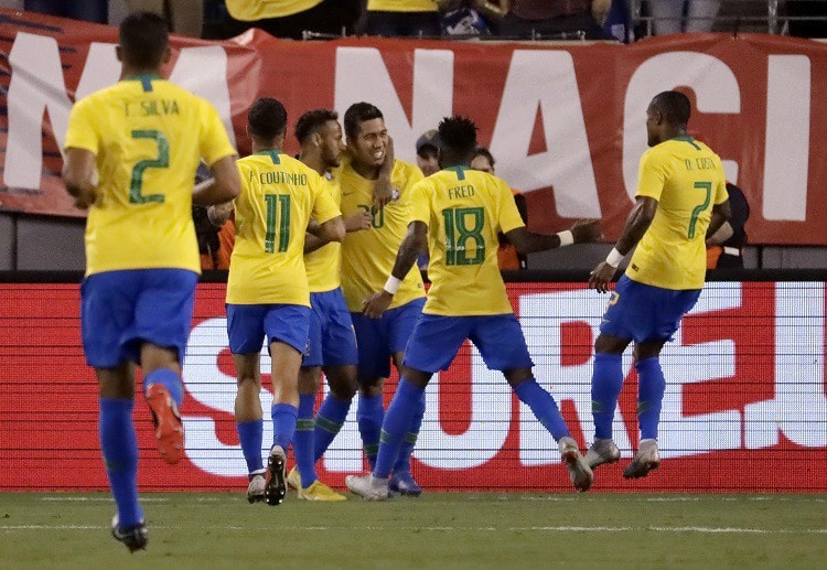 Roberto Firmino and Neymar both scored in the first half of the USA vs Brazil match