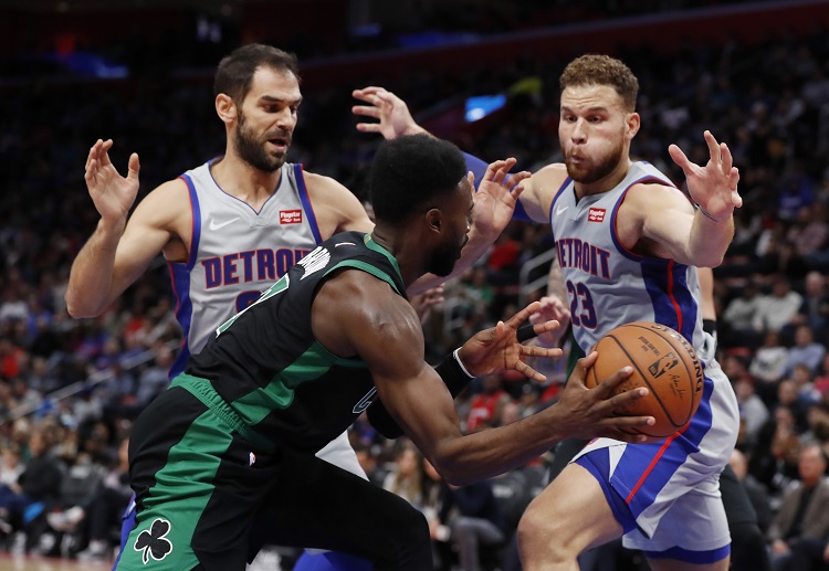 Boston Celtics have hugely hindered Blake Griffin from stepping up for Detroit Pistons in their recent NBA clash