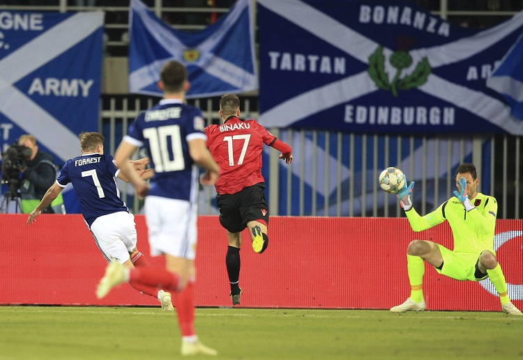 James Forrest spearheads Scotland in sealing a 0-4 demolition of Albania in recent UEFA Nations League match