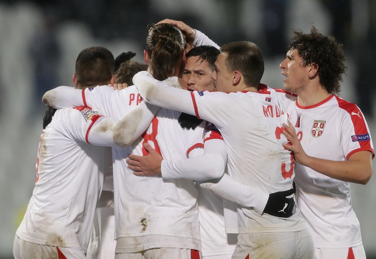 Serbia have dominated Lithuania, 4-1, in their hopes to seal a promotion to League B of the UEFA Nations League