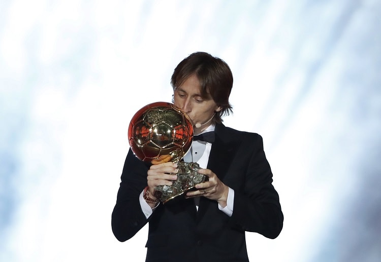 Real Madrid and Croatia midfielder Luka Modric won the Ballon d'Or 2018 award