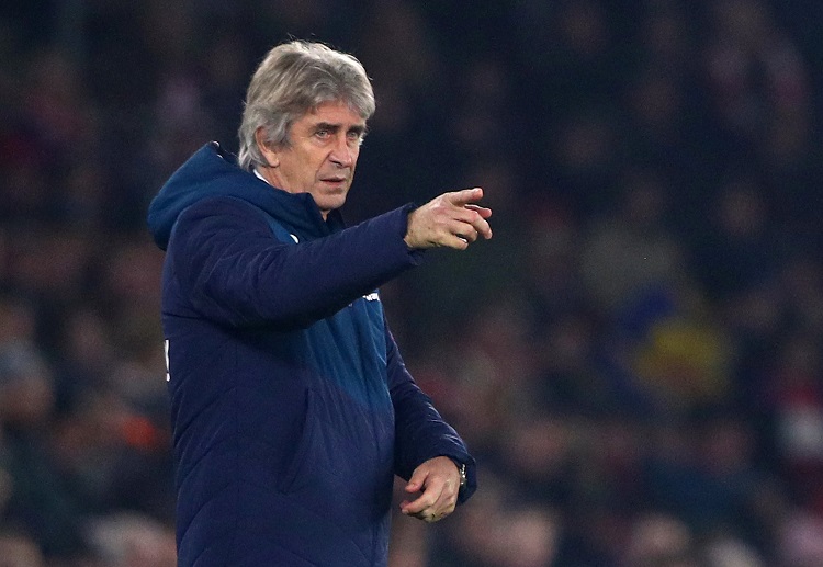 West Ham manager Manuel Pellegrini will be hoping to win the Premier League match against derby rival