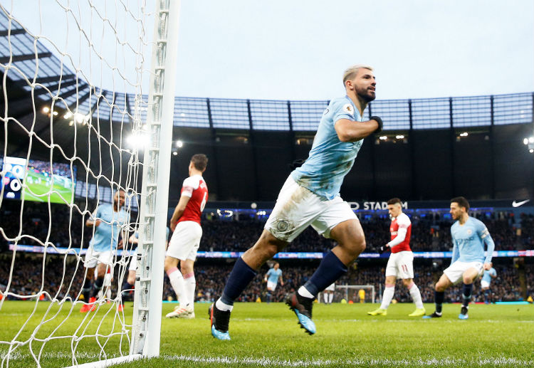 Sergio Aguero's hat-trick helped Manchester City win valuable three points in the Premier League against Arsenal