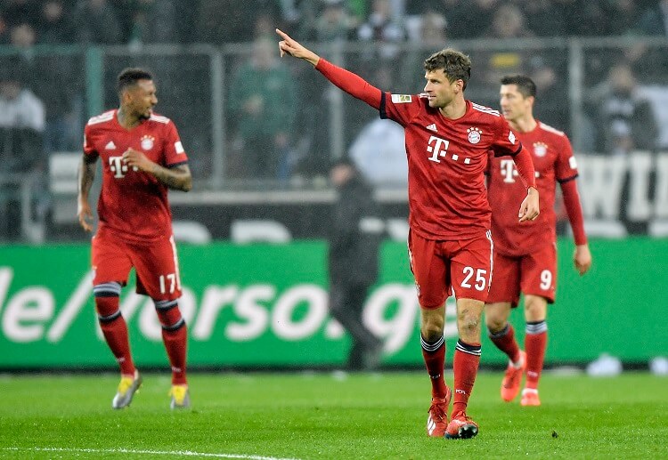 Kết quả kèo cược Bundesliga 2018 Monchengladbach 1-5 Bayern: Bám sát top 1