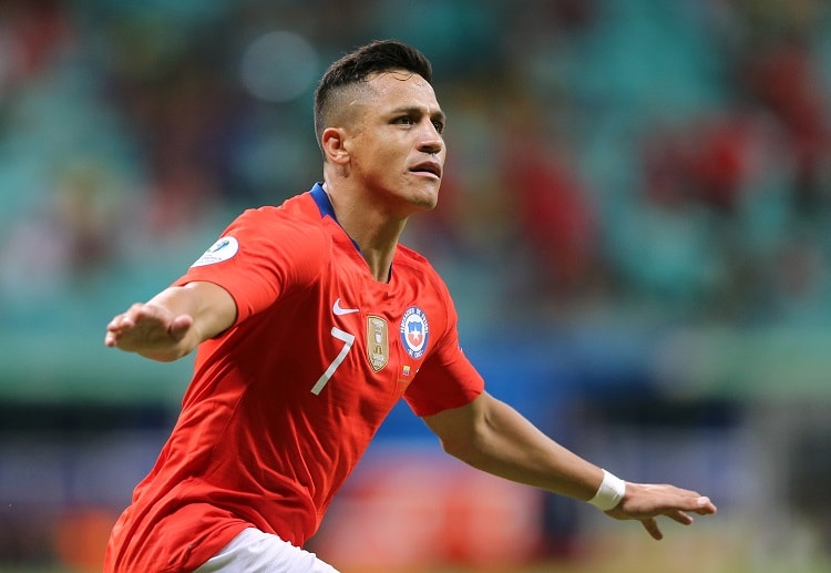 Chile supporters hail Alexis Sanchez following his game winner against Ecuador in Copa America