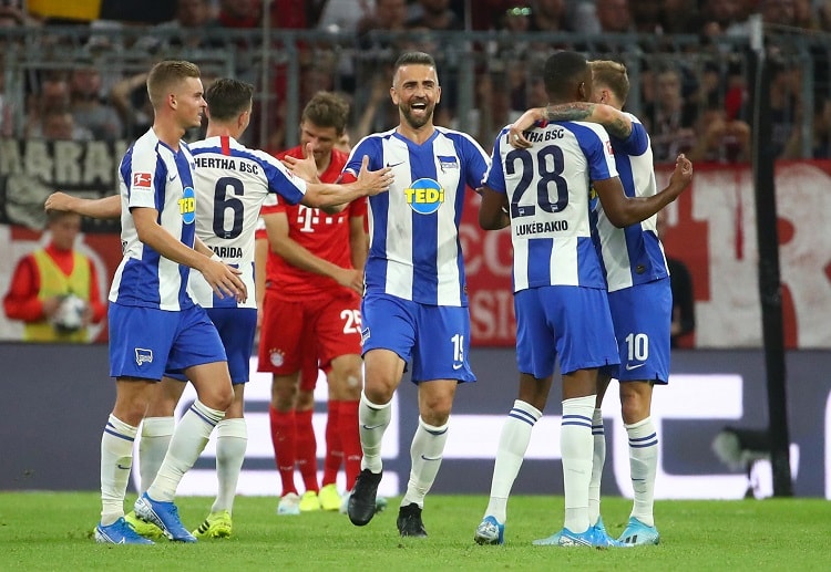 Hertha Berlin midfielder Dodi Lukebakio claims Bundesliga history after scoring a hat-trick past Bayern Munich goalkeeper Manuel Neuer