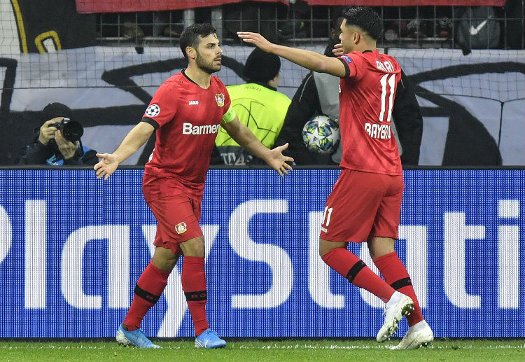 Kevin Volland’s strike increased Bayer Leverkusen's hopes of reaching the Champions League last 16