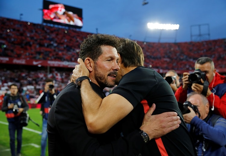 Diego Simeone and Atletico Madrid settle for a 1-1 draw against Sevilla in La Liga