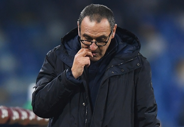 Maurizio Sarri's Juventus are sitting atop the Serie A standings