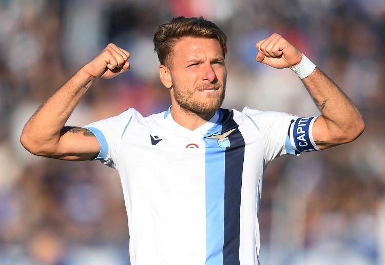 Ciro Immobile has contributed to Lazio's emergence in the 2019/20 Serie A season