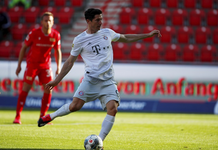 Robert Lewandowski is the leading Bundesliga scorer this season following the league's return