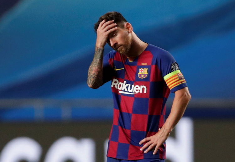 Lionel Messi and Barcelona were condemned to 2-8 thrashing by Bayern Munich In Champions League