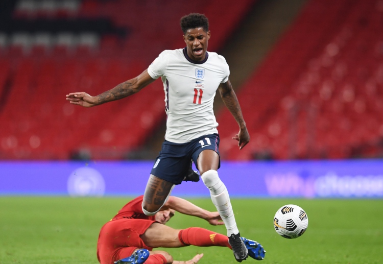 Marcus Rashord managed to score in England's recent UEFA Nations League win against Belgium