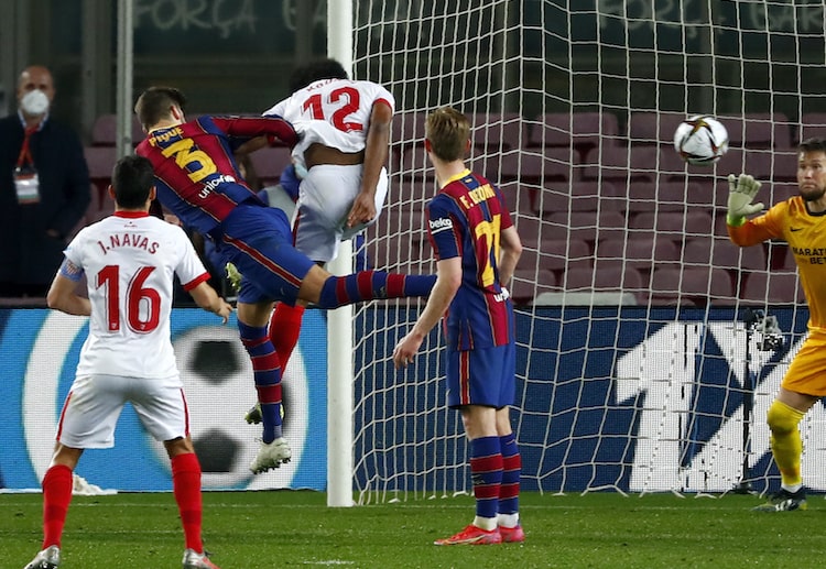 Copa del Rey: Sevilla không có nhiều cơ hội để tiếp cận với khung thành của Ter Stegen.