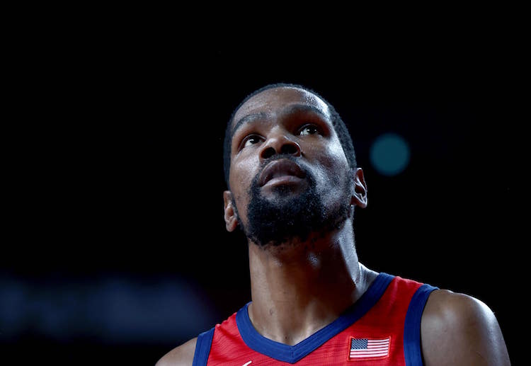 Kevin Durant pencetak poin terbanyak sepanjang Olimpiade 2020.