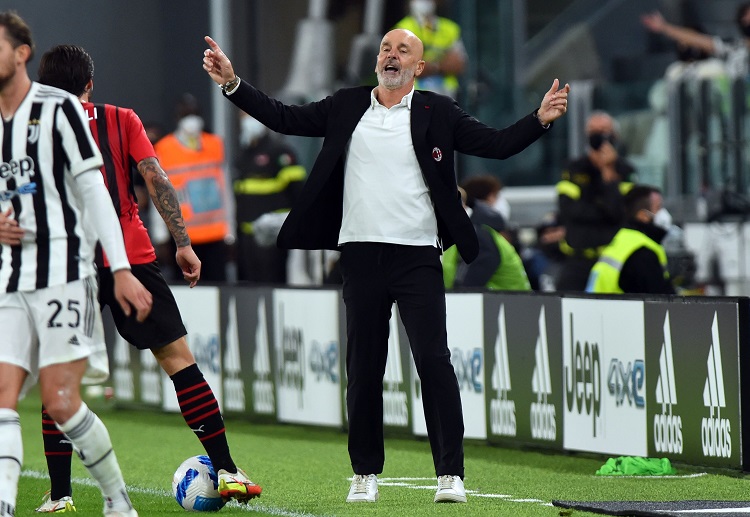 AC Milan boss Stefano Pioli is keen to retain their top position in the Serie A standings