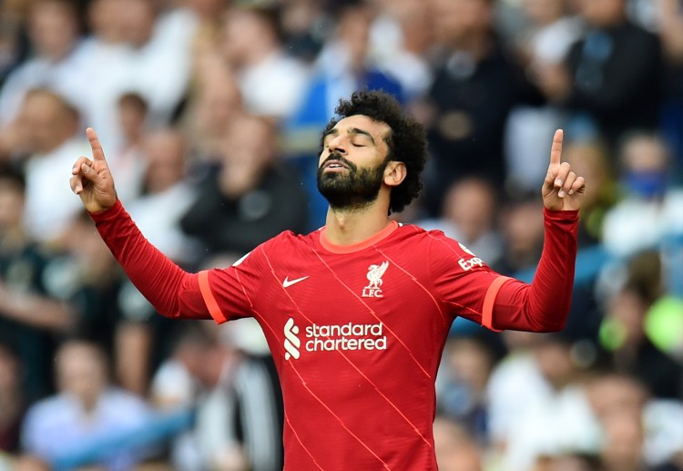 Mohamed Salah scored his 100th Premier League goal in Liverpool's 3-0 away win against Leeds United