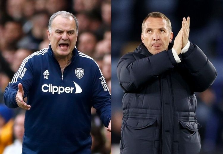 Pasukan Brendan Rodgers lebih diunggulkan atas tim asuhan Marcelo Bielsa di Premier League