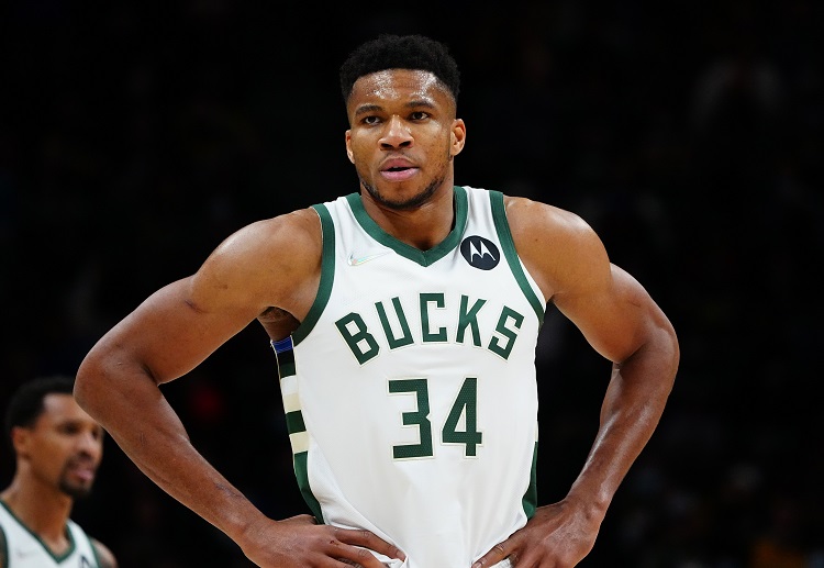 Milwaukee Bucks forward Giannis Antetokounmpo during their NBA win against the Denver Nuggets