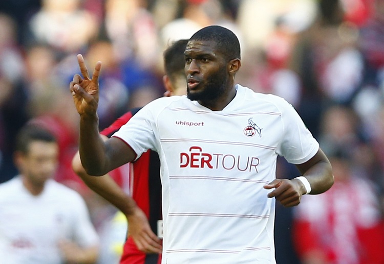 Bundesliga: Anthony Modeste is currently Koln's top scorer