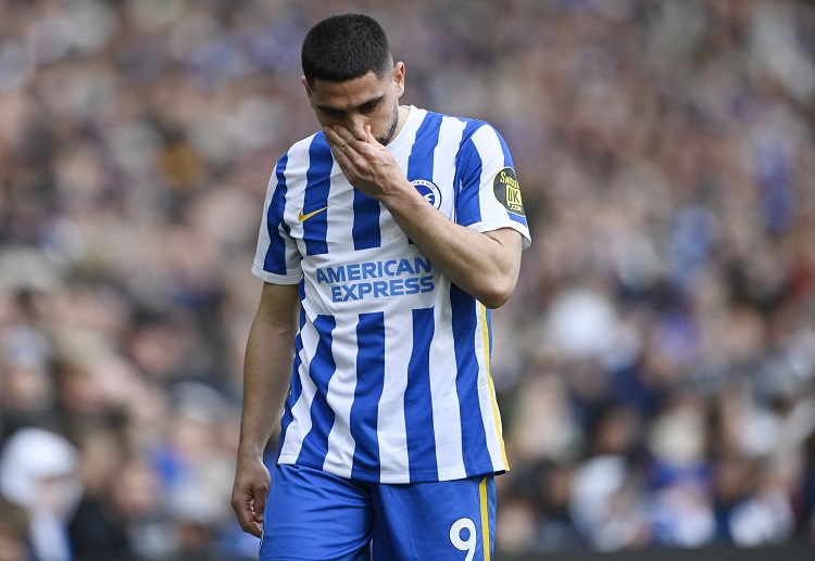 Neal Maupay andalan Brighton di Liga Inggris.