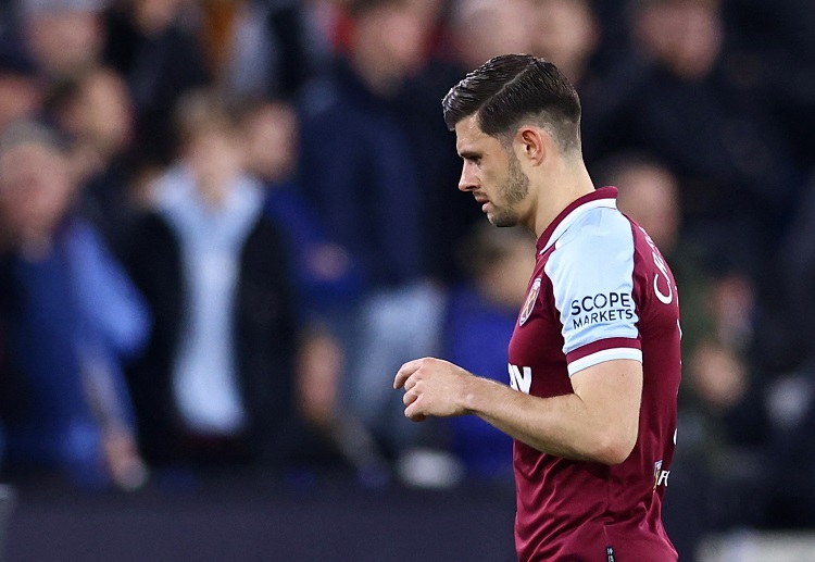 West Ham United will be without suspended Aaron Cresswell when they face Lyon this week in Europa League