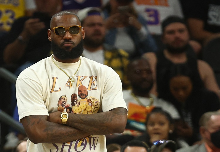 LeBron James thi đấu xuất sắc ở mùa giải NBA 21/22.