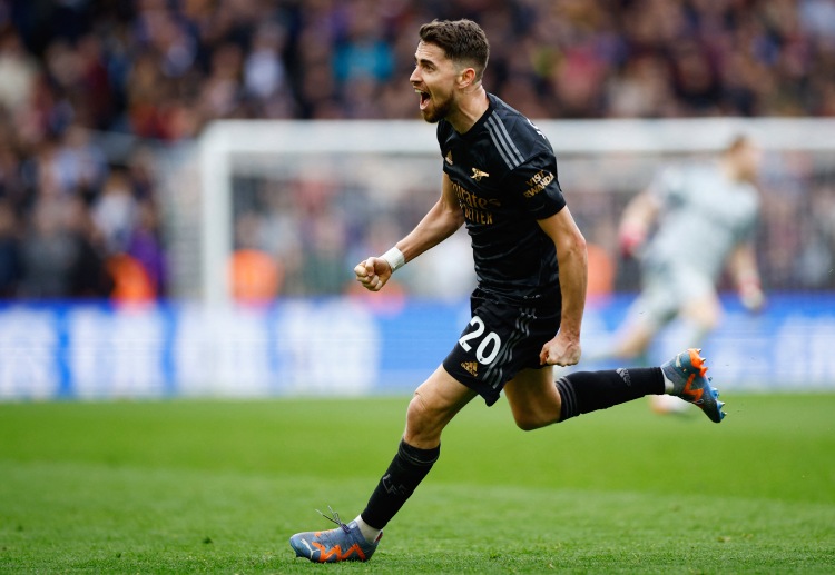 Jorginho scored a stunner against Premier League rival Aston Villa