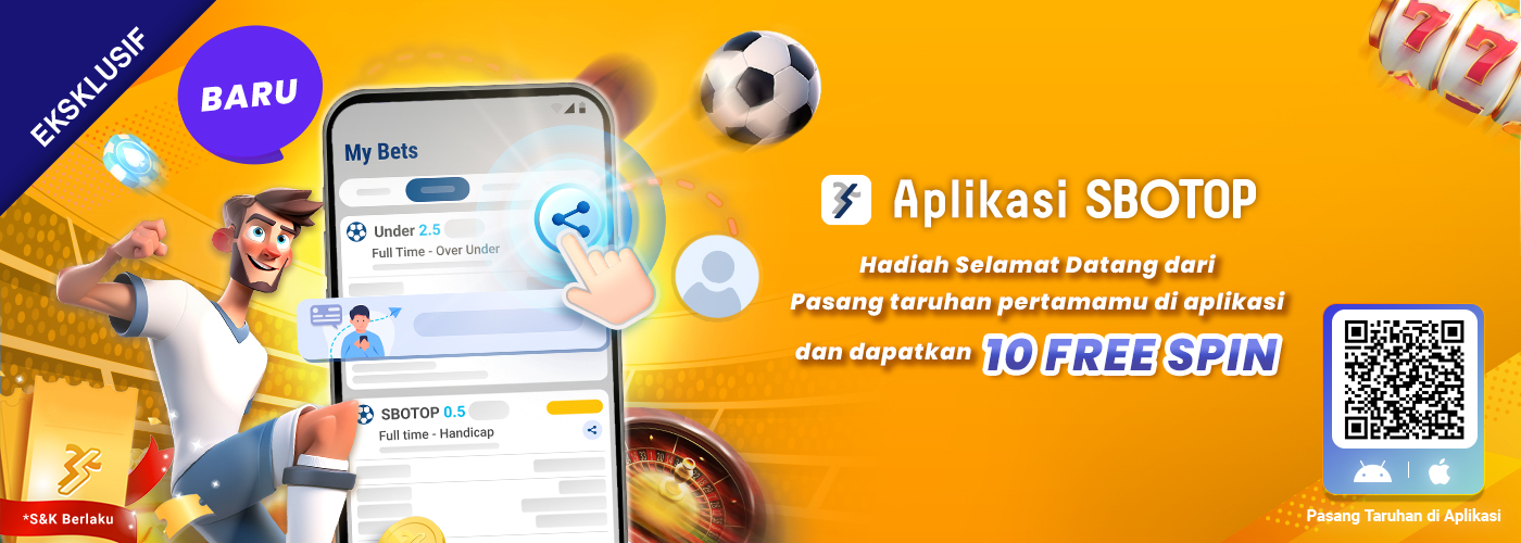 Hadiah Selamat Datang dari APP SBOTOP