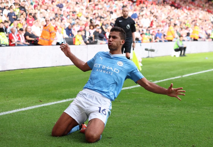 Rodri will feature for Manchester City against Fulham in the Premier League