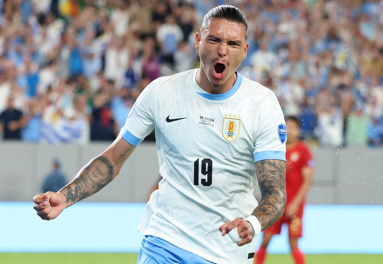 Darwin Nunez là chân sút hàng đầu của Uruguay ở Copa America 2024