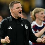 Newcastle's boss Eddie Howe is hoping to secure another three points in their Premier League match against Fulham