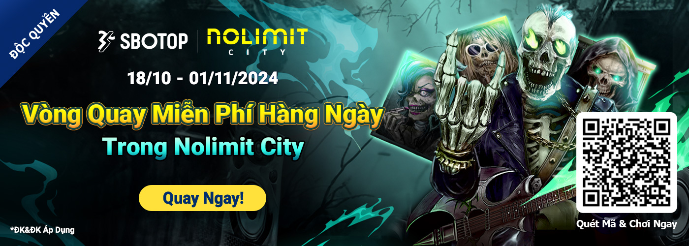 Nhận Vòng Quay Miễn Phí HÀNG NGÀY với Nolimit City!