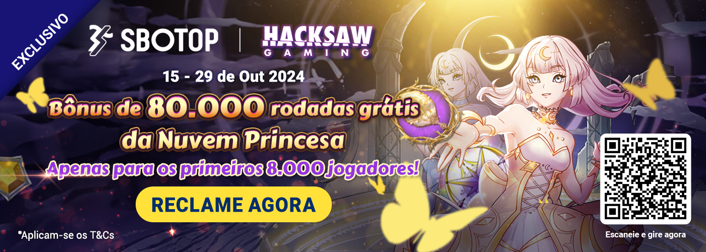 Bônus de 80.000 rodadas grátis da Nuvem Princesa Hacksaw