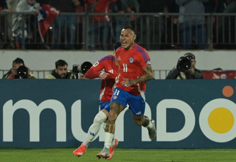 Eduardo Vargas scored in Chile's last World Cup 2026 CONMEBOL qualifiers