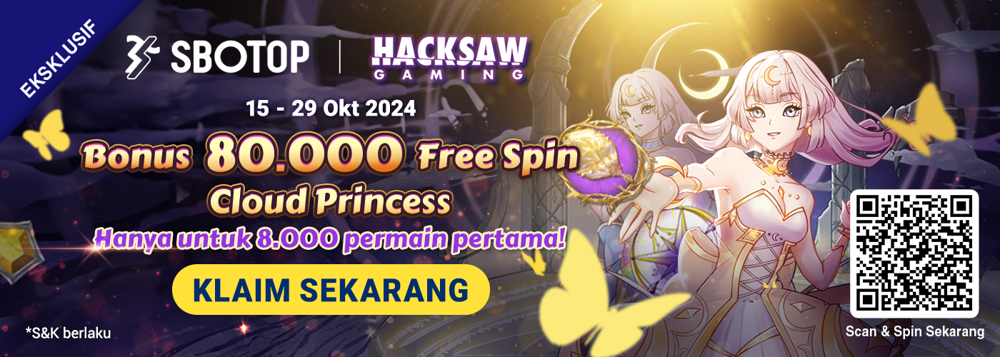 Bonus 80.000 Free Spin Cloud Princess Hacksaw