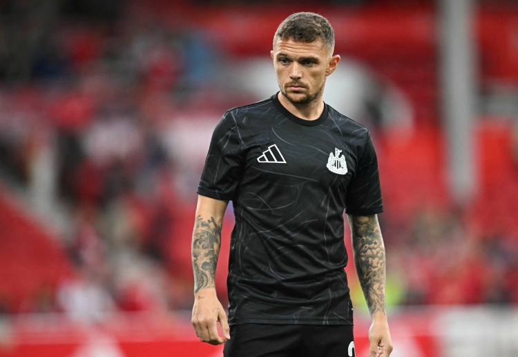 Kieran Trippier train ahead of the Premier League match between Newcastle United and West Ham United