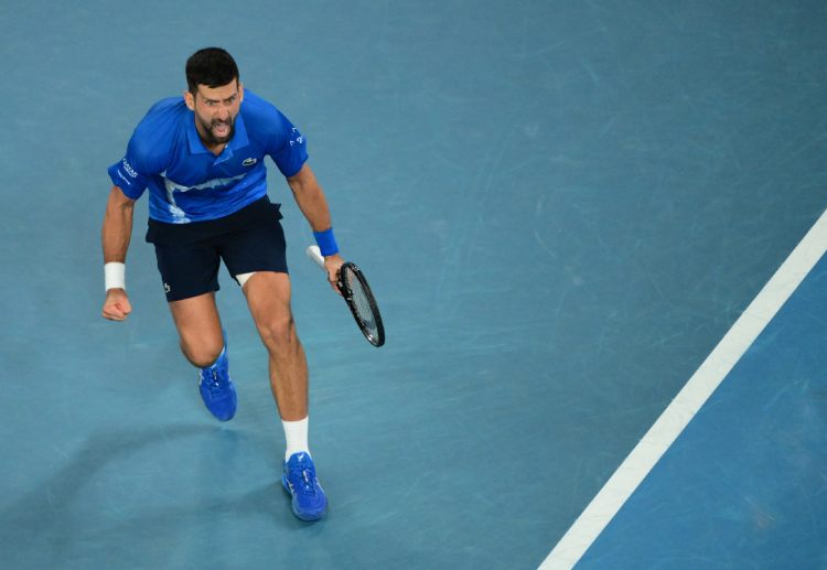 Novak Djokovic battled past Carlos Alcaraz 4-6, 6-4, 6-3, 6-4 in a tense quarter-final at the Australian Open