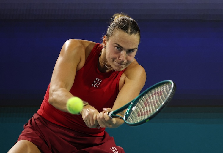 Aryna Sabalenka will face Jasmine Paolini in the Miami Open semi-finals
