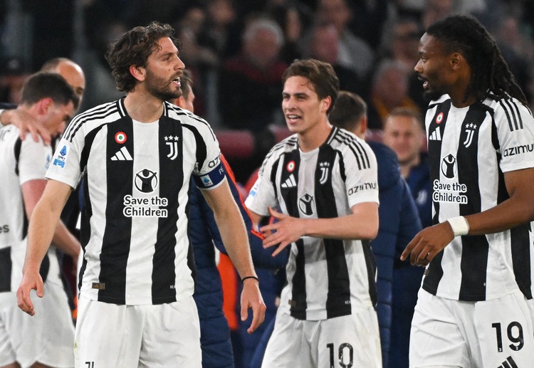 意甲联赛 尤文图斯在第40分钟取得领先，当时洛卡特利接应右路传中，一脚凌空抽射破门得分。