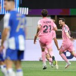 世俱杯 上一场，梅西用一脚精彩的任意球，带领迈阿密国际逆转对手。