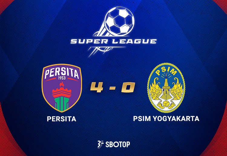 Skor akhir Super League: Persita Tangerang 4-0 PSIM Yogyakarta
