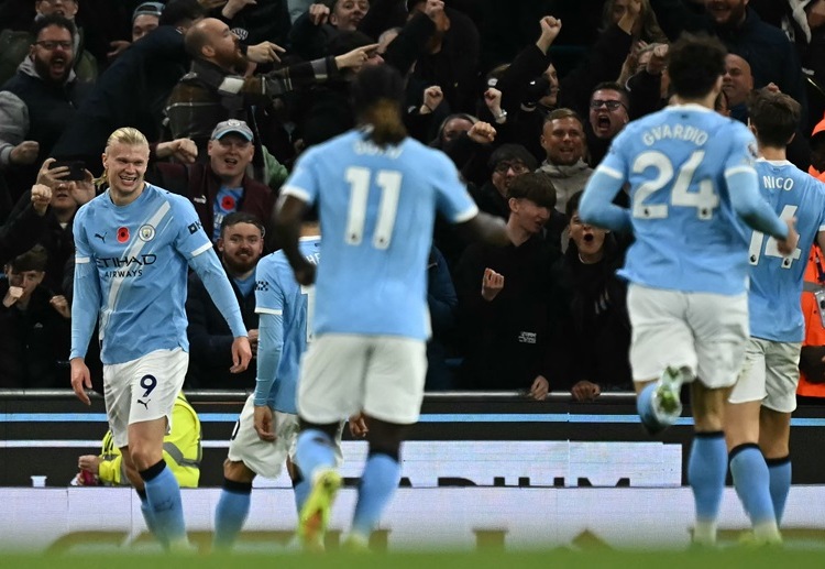 Erling Haaland has been unstoppable during Manchester City's Premier League clash vs Bournemouth