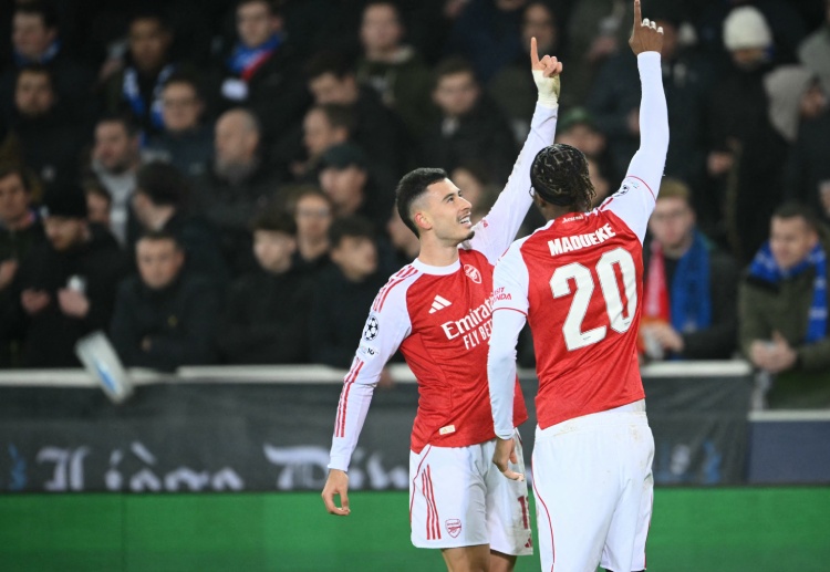 Noni Madueke lights up the Champions League with a wonder-goal to put Arsenal in front at Club Brugge