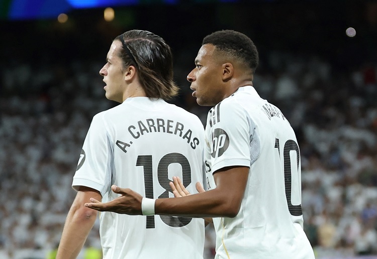 西甲联赛 皇马在进攻端极度依赖姆巴佩，他在19场比赛中贡献23球，成为球队最主要的得分来源，也决定着皇马在比赛中的胜负走向。