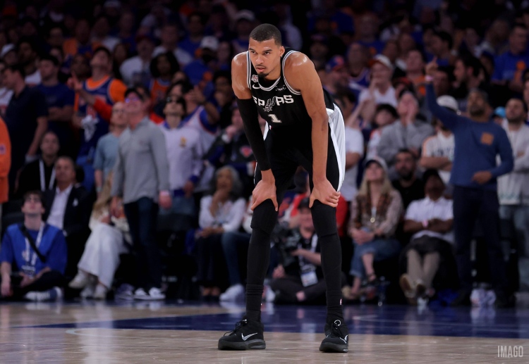 Despite the deficit, Victor Wembanyama is hoping the Spurs can still mount a challenge against the Knicks in the NBA